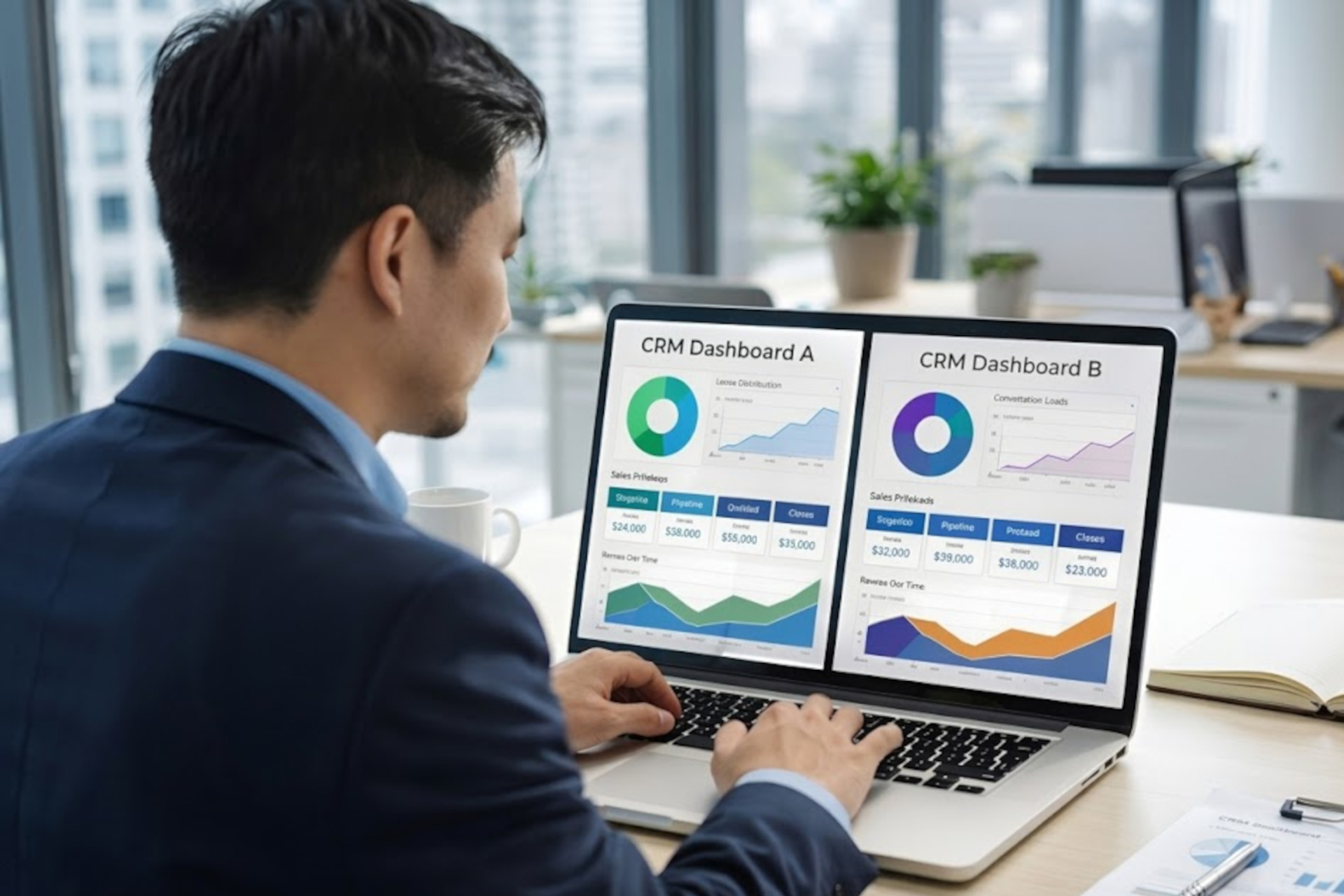 Plateforme CRM et analyse des données énergétiques pour les clients